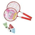 thumbnail image 2 of BELOVING Badminton Racket for Children Badminton Shuttlecocks for Kids Adults Outside Red, 2 of 10