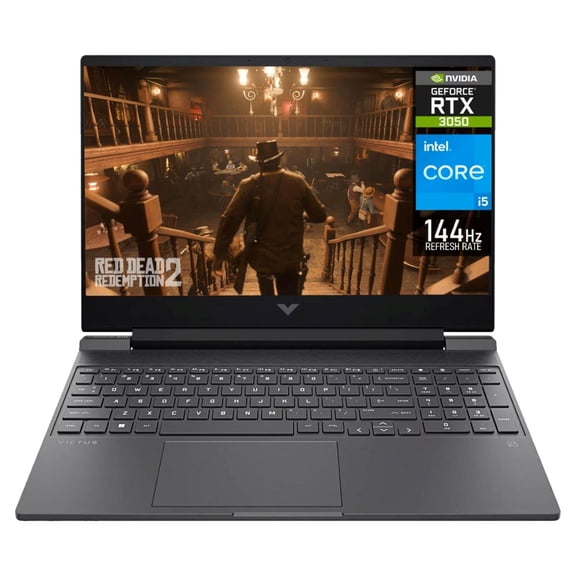 Laptop Gamer HP Victus NVIDIA GeForce RTX 3050 Intel Core i5 13420H 8GB RAM 512GB SSD 15.6" Windows 11 Home Teclado en Ingles