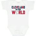 thumbnail image 3 of Inktastic Cleveland Vs. the World Blue and Red with Baseball Boys or Girls Baby Bodysuit, 3 of 5