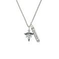 thumbnail image 2 of Delight Jewelry Silvertone Caduceus - PT Silvertone Mother Daughter Bar Charm Necklace, 23", 2 of 4