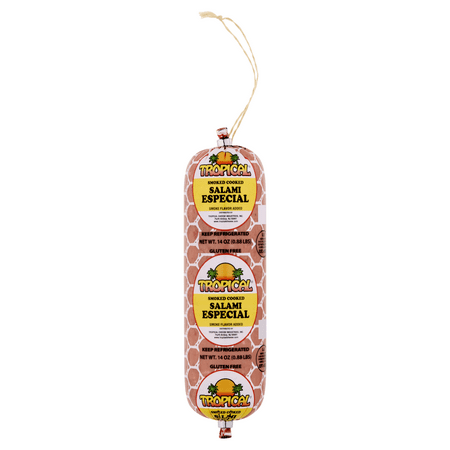 Tropical Cheese Gluten Free Smoked Pork Salami Especial, 14 oz