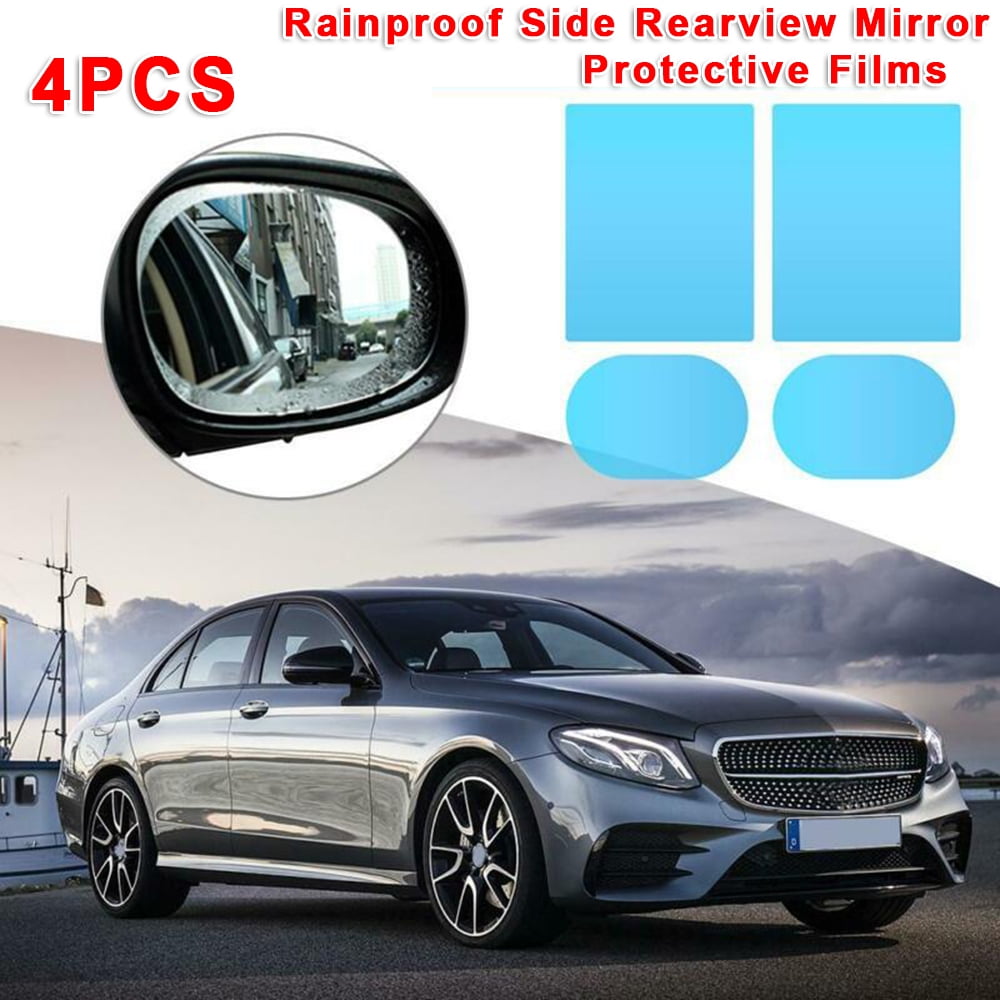 Details about   Car Rear View Mirror Side Window Glass Protective Film Anti Fog Rainproof 4PCS 