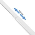 thumbnail image 3 of VORCOOL 1Set Extendable Shower Curtain Rod White Adjustable Tension No Drill Telescoping Rod for Bathroom and Home, 3 of 8