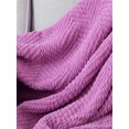 thumbnail image 4 of HOME SOFT THINGS COBIJA TEJIDA REVERSIBLE MANTA LIGERA SÚPER SUAVE Y ACOGEDORA - VIOLETA - 127X152.4CM, 4 of 5