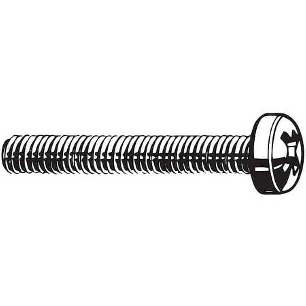 Fabory M 040 0040 M4 0 7 X 40 Mm Pan Head Phillips Machine Screw 100 Pk Walmart Com Walmart Com