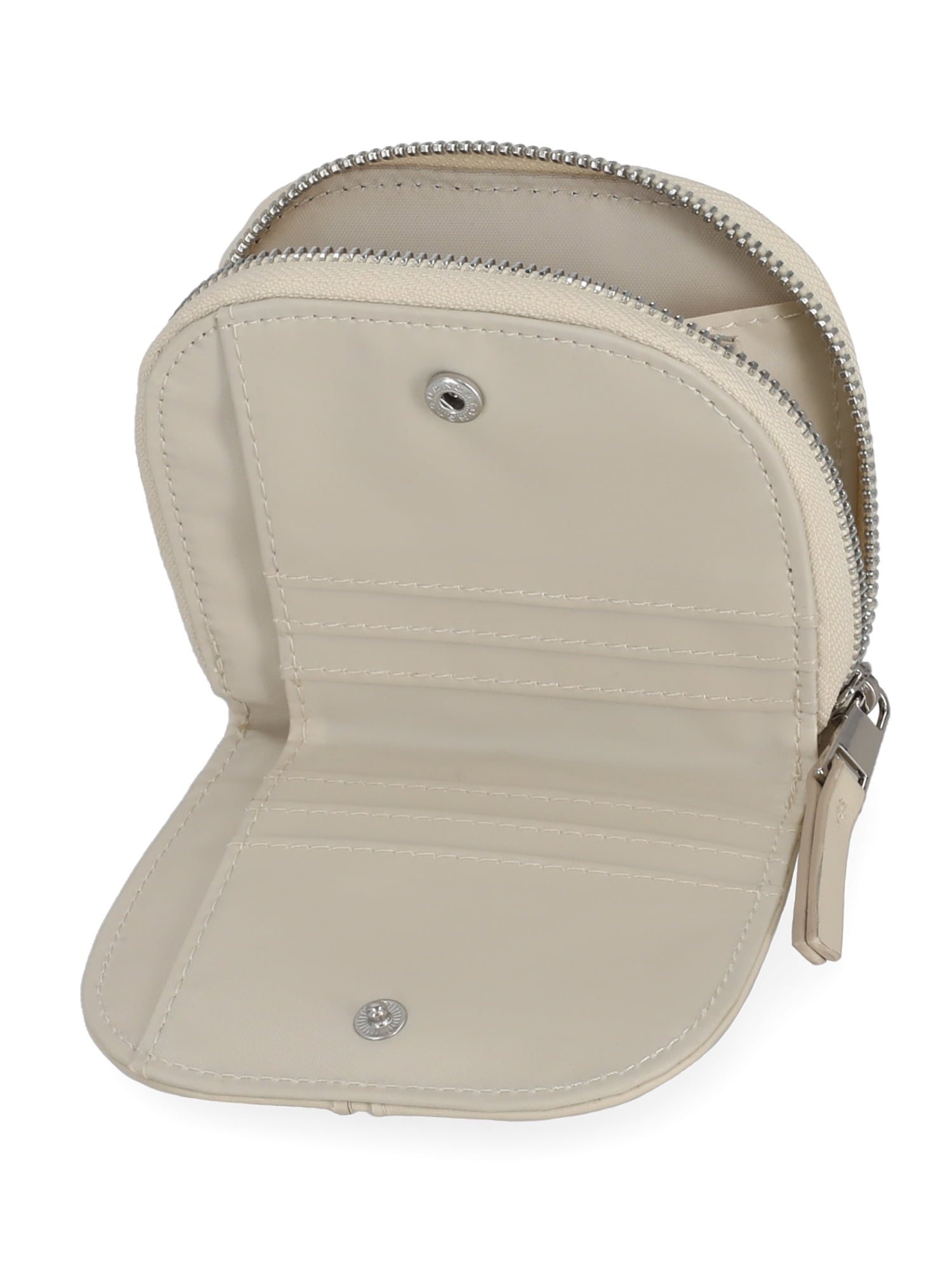 Time and Tru Women's Becca Zip Around Wallet Solid Beige