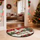 thumbnail image 4 of Decoraciones navideñas, adornos navideños, regalos navideños Alfombra navideña Puerta de entrada Felpudo semicircular Felpudo antideslizante absorbente para el hogar Felpudo a prueba de suciedad Felpu, 4 of 5