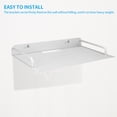 thumbnail image 2 of Estante Para Decodificador De Tv Sin Perforaciones, Soporte Para Enrutador De Aluminio Espacial, Caja De Almacenamiento, Estante Para Proyector De Pared Eigraketly HA017246-00, 2 of 5