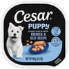 Cesar Classic Loaf In Sauce Chicken And Beef Recipe Wet Dog Food For Puppies, 3.5 Oz Tray