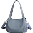 thumbnail image 1 of LHSHID Nylon Hobo Bag for Women Shoulder Crossbody Bag Large Totes Lightweight Handbag Purse Top Handle Bag, 1 of 6
