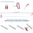 thumbnail image 4 of SUTENGDA 17Pcs Assorted 5th Wheel Pin Puller Kit Heavy Duty J-Hook Stainless Steel 5th Wheel Pin Puller Portable Automotive Trim Removal Tool for Car Enthusiasts and DIY Repairs, 4 of 10
