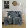 thumbnail image 4 of Kafthan, Waffle Textured Coverlet, Turkish Cotton Blanket/Throw for All Seasons, 3XL Size, 108"x102", 4 of 4