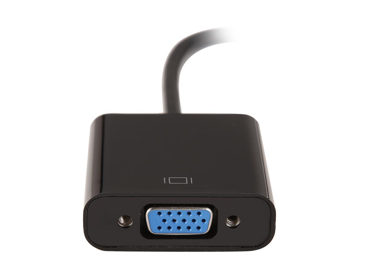 Nippon Labs 20AD-HDMIVGA-MF Dongle-style HDMI to VGA Video Active Adapter Converter with 3.5mm Audio for Desktop PC / Laptop / Ultrabook - 1920 x 1080 Resolution