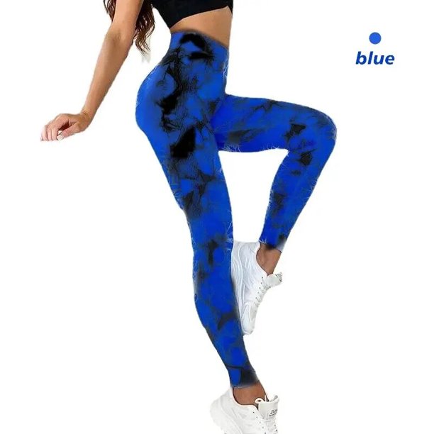 CZGUKE Tie Dye Seamless Leggings for Women High Waist Yoga Pants, Scrunch Butt Lifting Elastic Tights