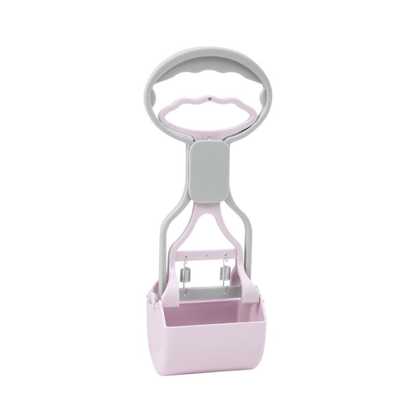 Recogedor de heces para mascotas para recoger desechos Taburete Recogedor de heces Herramienta para recoger Violeta
