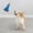 Dog Toys Blue, variant on YaoZQ Blue Dog Squeaky Toy, Interactive Plush for Puppies, Funny Fetch Play & Boredom Relief, 9.45x5.51in
