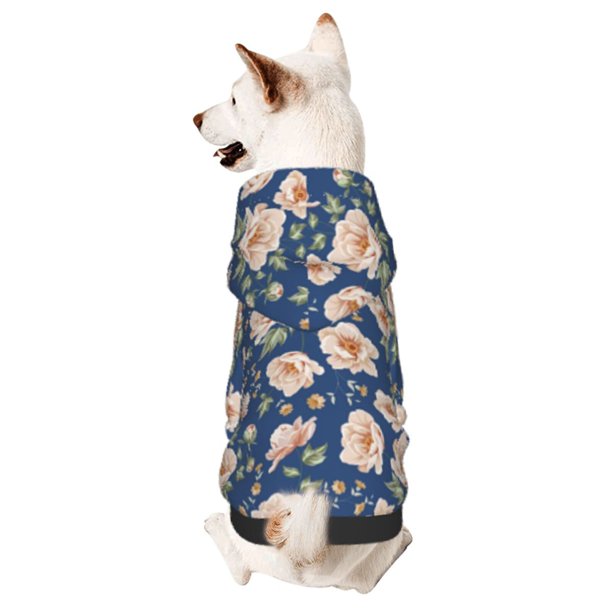 Balery Flower Sudadera con Capucha para Perros Pequeños – Ropa para Mascotas, Disfraz para Perros y Gatos, Ideal para Fiestas y Cosplay-Medium