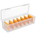thumbnail image 6 of Hemoton 4-Pack Card Organizer Boxes with Dividers, Playing Card Storage Case for Trading and Sports Cards Lid, 6 of 8