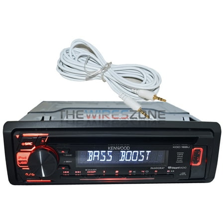 Kenwood KDC-168U Car Stereo CD MP3 Pandora iPhone iPod Android USB AUX (Best Car Stereo For Iphone)