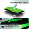 thumbnail image 5 of FH Group Universal Fit 3 Rows Flat Cloth Car Seat Covers for Auto Trucks SUV, Split Benches - 8 Seaters Green, 5 of 9