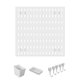 thumbnail image 2 of Tablero perforado montado pared sin taladro multifuncional cesta drenaje almacenaje cocina organizador accesorios., 2 of 6