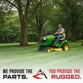 thumbnail image 7 of Yellow High Back Seat For John Deere Lawn Mower Models 325 345 415 425, 7 of 7