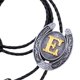 thumbnail image 5 of Chic Cowboy Bolo Tie, Letter Pendant, Creative Vestuario Accesorio decorativa para sudaderas con capucha Vestidos Festival Chaqueta , mi Letra E Fernando Corbata de vaquero, 5 of 8