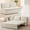 Beige, variant on BALUS 62" Linen Queen Size Pull Out Sofa Bed Include 2 Pillows,Convertible Loveseat Sleeper Sofa with Foldable Mattress,Light Gray