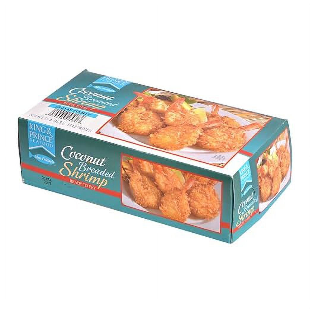 King and Prince Coconut Breaded Shrimp - 16/20, 2.5 Pound - 4 per case.