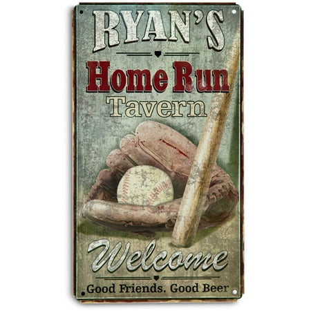 Personalized Home Run Tavern Sign