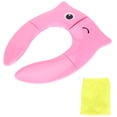 thumbnail image 1 of Orinal plegable portátil para bebé, asiento de entrenamiento para inodoro, almohadilla antideslizante para viajes (rosa), 1 of 14