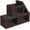 Brown, variant on Stackable Storage Bins with Lids - Medium Storage Box with Lids, Foldable Storage Bins, Wardrobe Clothes Organizer with Window, Cubes Storage Bins for Living Room, 6 Pack, Blended