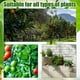 thumbnail image 3 of Clips ajustables para entrenamiento para plantas pack de 60 – clips para tallos de jardín de bajo estrés, soporte ajustable 360°, plástico reutilizable, negro blanco verde, plegado de 3,2 cm, 3 of 8