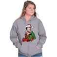 thumbnail image 5 of Cute Betty Boop Christmas Present Zip Hoodie Sweatshirt Women Brisco Brands S, 5 of 6