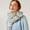 Gray, variant on Scarf for Women Women's Fashion Winter Warm Soft Casual Tassel HoundsTooth Printing Muffler
