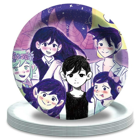 Cool Omori Game Plates Party Supplies Birthday Decorations Tableware Disposable Dinnerware