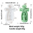 thumbnail image 5 of lanema Church Prayer Boy/Girl Candle Mold Silicone Molds Handmade Wax Ornaments Mould Epoxy Resin Molds for Home Decorations, 5 of 12