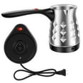 thumbnail image 1 of NUAHRHY Turkish Coffee Maker with Folding Handle Stainless Steel 500ml Electric Turkish Coffee Machine 5 to 6 Cups Capacity Turkish Electric Coffee Maker Machine for Home Travel, 1 of 9