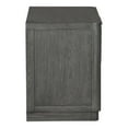 thumbnail image 4 of Furniture of America Cheri Solid Wood 1-Drawer Adult Nightstand with USB Port, Ash Gray, 4 of 10