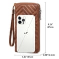 thumbnail image 3 of GAEKEAO Womens Wallet RFID Blocking Leather Large Capacity Long Purse Card Clutch Wristlet, 3 of 6