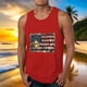thumbnail image 4 of Camiseta para Hombres Hombres Moda Casual Verano Solto Chaleco Deportivo Cuello Redondo Camiseta, 4 of 6