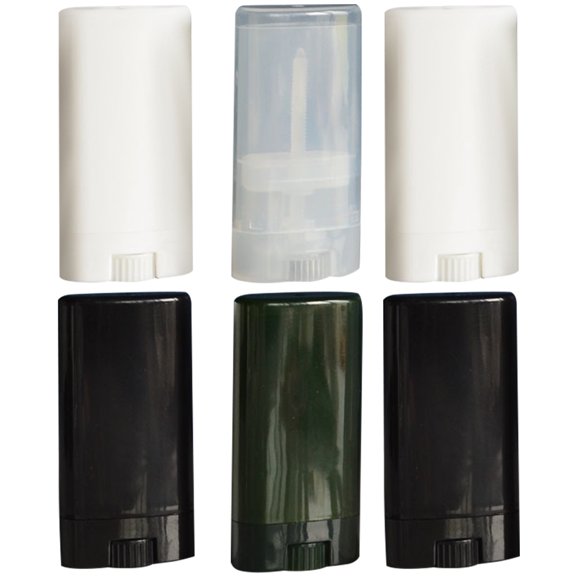 6 Pcs Contenants de Baume à Lèvres DIY Porte-Déodorants Vides Contenants de Brillant à Lèvres Portables Couleur Aléatoire
