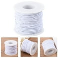 thumbnail image 4 of 1 Roll 50M Elastic Line Wearing Elastic Band Handmade Beads DIY Manual Wiring Line Beading Cord Strong Rope for Bracelet, 4 of 7