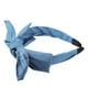 thumbnail image 5 of Diadema de moda Unique Bargains con nudo de lazo doble Azul claro 1,34 pulgadas de ancho, 5 of 7