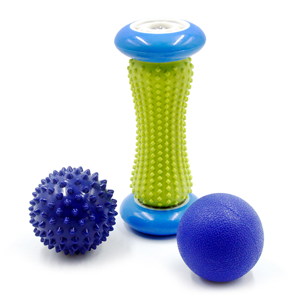 Plantar Fasciitis Foot Massage Roller with Spiky Ball Massage Ball for