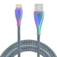 thumbnail image 1 of Naztech Elite Series MFI Lightning Metal Cable 4ft Rainbow, 1 of 8
