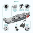 Intex Dakota K2 2 Person Vinyl Inflatable Kayak with Oars and Pump