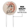 thumbnail image 6 of Acrylic Wonder Woman Deflecting with Bracelets Cake Topper Party Decoration for Wedding Anniversary Birthday Graduation, 6 of 7
