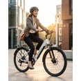 thumbnail image 6 of Actbest Core ST 26" Electric Bike for Woman, 500W Motor, 48V 10.4Ah Battery, 7-Speed, Front Suspension, LCD Display, Wide Saddle, Mountain E-Bike for Adults, Candy Colors, 6 of 7