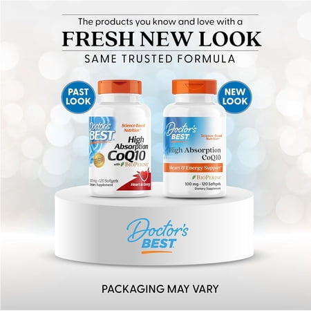 [2個セット] 高吸収 コエンザイムQ10 CoQ10 100mg ソフトジェル 120粒 Doctor's BEST（ドクターズベスト）